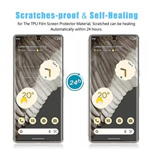 Anbzsign Designed for Google Pixel 7 With [2 Pack]Camera Lens Protector and [2 Pack] Privacy Flexible TPU Film Class,Ultra-Thin,Anti-Scratch,Bubble F