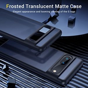 Humixx Translucent Matte for Google Pixel 7 Case & Humixx Phone Mount for Car [Military-Grade Super Suction]