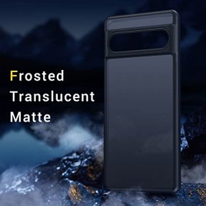 Humixx Shockproof Designed for Google Pixel 7 Pro Case & Humixx Phone Mount for Car [Military-Grade Super Suction] Universal