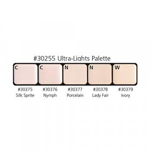 Graftobian HD Glamour Creme Palette, Ultra-Lights