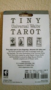 Tiny Tarot Cards - Keychain