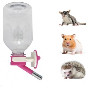 Choco Nose Patented Mini No-Drip Water Bottle/Feeder for Hamsters/Hedgehogs/Gliders/Rats/Mice and Other Small Pets and Animals - for Cages, Crates or