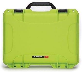 Nanuk 910 Waterproof Hard Case with Foam Insert - Lime