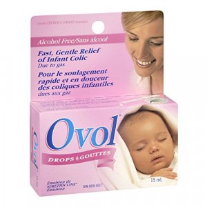 OVOL Infant Drops for Fast & Gentle Relief of Infant Colic Gas 15 ml Made in Canada