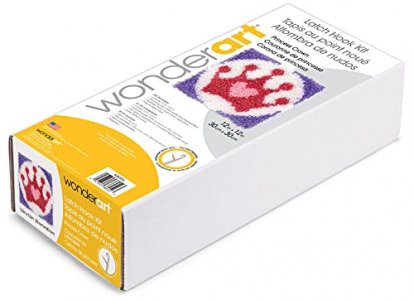 Wonderart Princess Crown Latch Hook Kit, 12