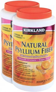 Kirkland Signature Natural Sugar Free Psyllium Fiber, 360 Doses