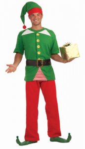Forum Novelties Men's Jolly Elf Kit, Multi, One Size