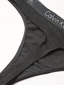 Calvin Klein Women's Motive Cotton Multipack Bikini Panty, Black