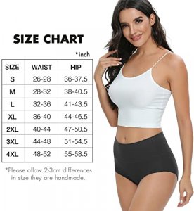 High Waist Tummy Control Panties for Women, Comfy Cotton Underwear  Shapewear Brief Panties, Soft Full Breathable Briefs