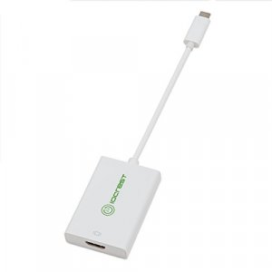 IO Crest SY-ADA31060 USB Type C to HDMI Video Adapter, White