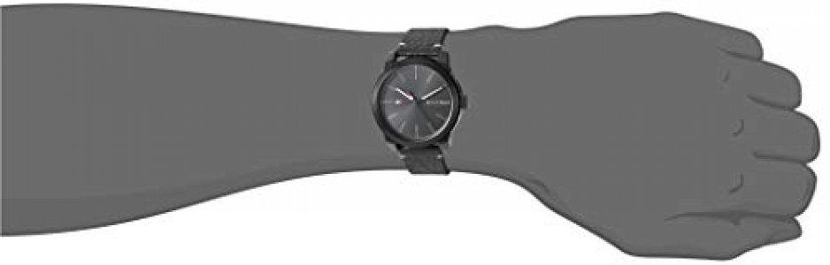  Tommy Hilfiger Men's Quartz Stainless Steel and Bracelet Dressy  Watch, Color: Black (Model: 1710383) : Clothing, Shoes & Jewelry