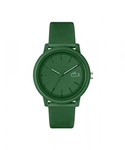 Men\'s Plastic Watch, iBhejo Color: Strap Green Products from - Silicone (Model: - Quartz Lacoste.12.12 2011170) and USA Imported