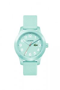 Lacoste Kids' TR90 Quartz Watch with Rubber Strap, Blue, 14 (Model: 2030005)