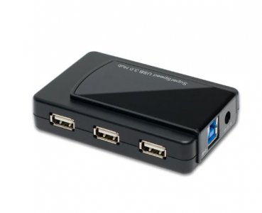 Active External 7 Port USB 3.0 & USB 2.0 Hub with USB 3.0 Cable and AC Adapter SY-HUB20078