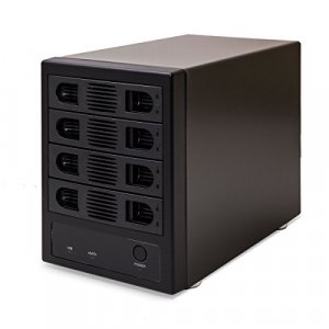 Syba Sy-Enc50104 4 Bay 3.5A Sata Iii Hdd Non-Raid Enclosure A Supports Usb 3.0 & Esata Interface, Black