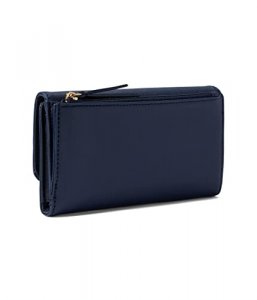 Tommy Hilfiger Beth II Flap Continental Wallet Saffiano PVC Tommy Navy One Size