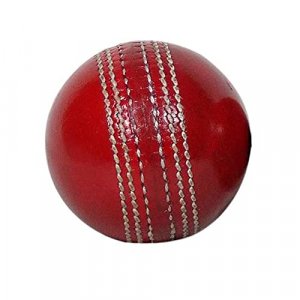 AnNafi Cricket Rubber Soft Balls for Practice A Grade Handstitched RED| Senior Official | Red Cricket Ball for Practice, Knocking & Training | Sports
