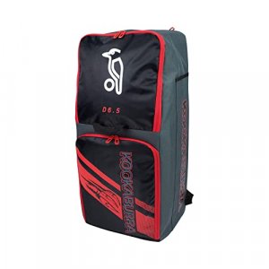 KOOKABURRA Unisex's d6.5 Duffle Beast Bag, Cricket Duffel, Black/red, One Size, 3S221239
