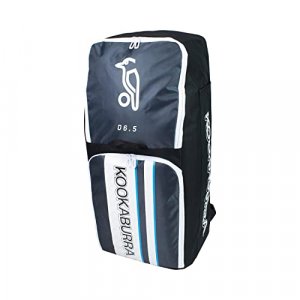 KOOKABURRA Unisex's d6.5 Duffle Ghost Bag, Cricket Duffel, Black/White, One Size 3S221240