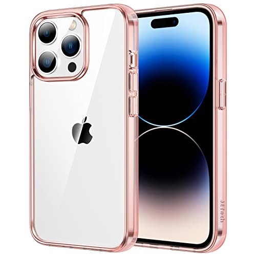 JETech Case for iPhone 13 Pro 6.1-Inch Shockproof Bumper Cover Clear Back