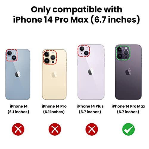 for iPhone 14 Pro Max Case Full-Body Built-in Kickstand Slide Camera Cover