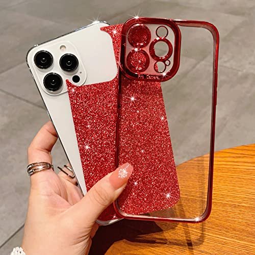 MGQILING Compatible with iPhone 14 Pro Max Magnetic Glitter Case, Luxury  Plating Cute Bling Clear Phone Case, Compatible with MagSafe for Women  Girls