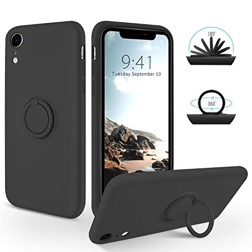 LUMARKE iPhone XR Case with Tempered Glass Screen Protector,iPhone XR Cover  Military Grade 16ft. Drop Tested Cover with Magnetic Ring Kickstand  Protective Phone Case for iPhone XR Purple - Walmart.com
