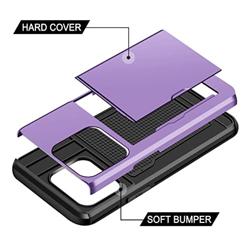JETech Wallet Case for iPhone 13 Pro Max 6.7-Inch with Card Holder Dual  Layer