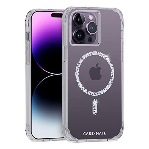 Case-Mate iPhone 14 Pro Max Case - Clear Twinkle Diamond [10FT