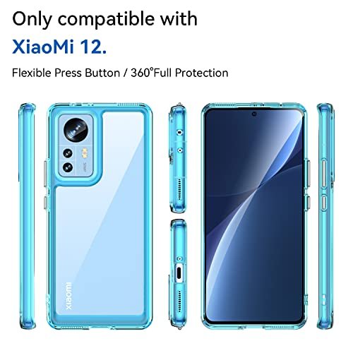 Case for Xiaomi Redmi Note 12 5G Case Drop Protection [Defend from  Drop/Scratch/Fingerprint] Clear Hard Acrylic Back Soft TPU Bumper Slim  Phone Cover