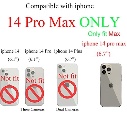  SPOBIT Compatible with iPhone 14 Pro Max Case, Y2K