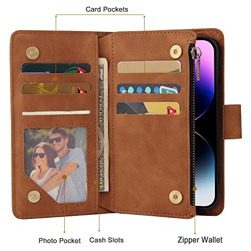 Leather iPhone 14 Pro Max Case - Folio Wallet