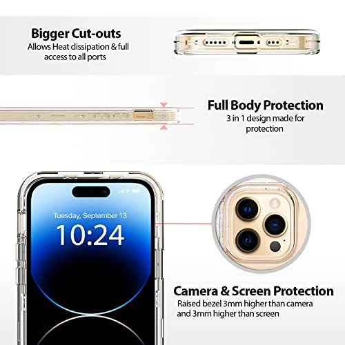 Jetech Magnetic Silicone Case For Iphone 15 Pro 6.1-Inch, Compatible With  Magsafe, Phone Cover With Camera Lens Full Protection (Black) - Imported  Products from USA - iBhejo