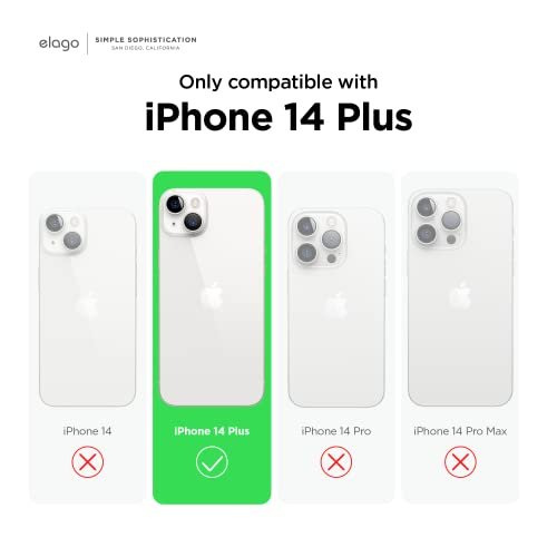 elago iPhone 14 Pro Max Case, Liquid Silicone Case, Full Body Protective Cover, Shockproof, Slim Phone Case, Anti-Scratch, 6.7 inch (White)