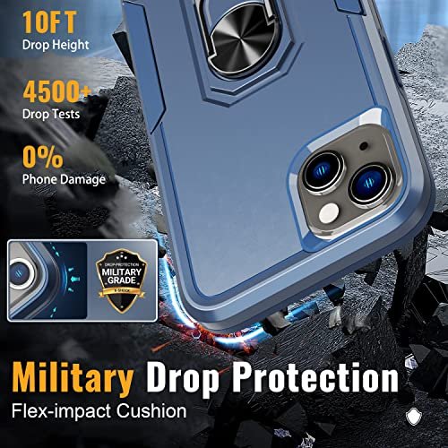 TAURI [5 in 1] Magnetic Case for iPhone 14 Plus [Military Grade Drop P