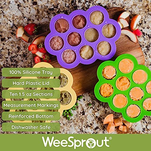 SELEWARE Portable Stackable Food Storage Containers for Snacks