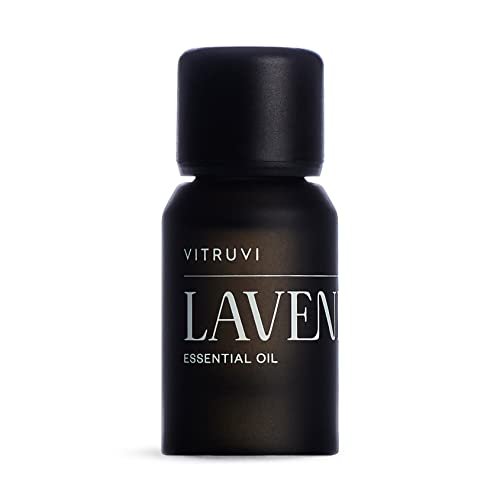 Vitruvi Organic Lavender, 100% Pure Premium Essential Oil (0.3 fl