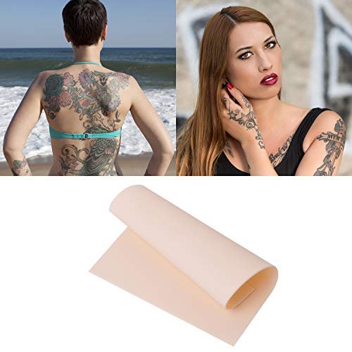 Blank Tattoo Skin Practice Makeup  SOTICA Double Sides 5 Sheets 8x12 3MM  Thick Silicone Tattooing and Microblading Fake Eyebrows latex Practice Skins  for Tattoo Supplies Tattoo Kit  Amazonin Beauty