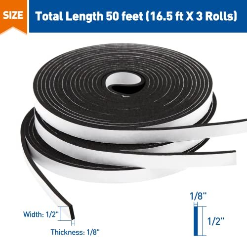  MAGZO Adhesive Foam Padding 12 Inch Length X 8 Inch