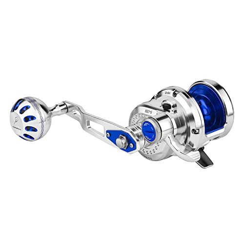 Gomexus Slow Jigging Reel Saltwater Lever Drag Left Hand 60Lbs Conventional  Reel Powerful Solid Durable Lx50L - Imported Products from USA - iBhejo