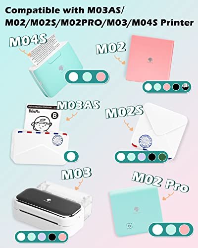 phomemo self-adhesive thermal paper printable sticker