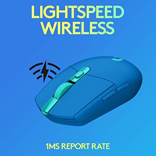 Logitech G305 LIGHTSPEED Wireless Gaming Mouse, Hero 12K Sensor, 12,000  DPI, Lightweight, 6 Programmable Buttons, 250h Battery Life, On-Board  Memory