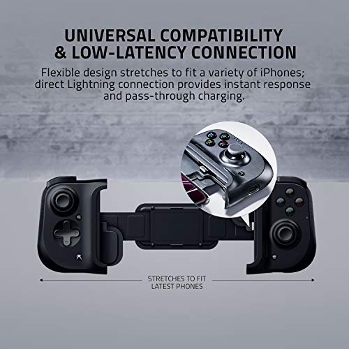 aardappel kennisgeving verloving Razer Kishi Mobile Game Controller / Gamepad for iPhone iOS: Works with  most iPhones X, 11, 12, 13, 13 Max - Apple Arcade, Amazon Luna, Google St -  Shop Imported Products from USA to India Online - iBhejo