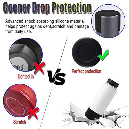 Silicone Water Bottle Bottom Protector Cover Anti-Slip Protective