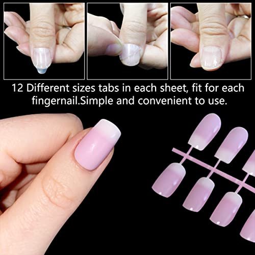 6sheets Transparent Double Side Glue Nail Sticker For Press On Nail Sticky  Tabs,Waterproof Breathable False Nail Tips Jelly Adhesive Tabs Nail Glue  Super Sticky Fake Nail Glue | SHEIN USA