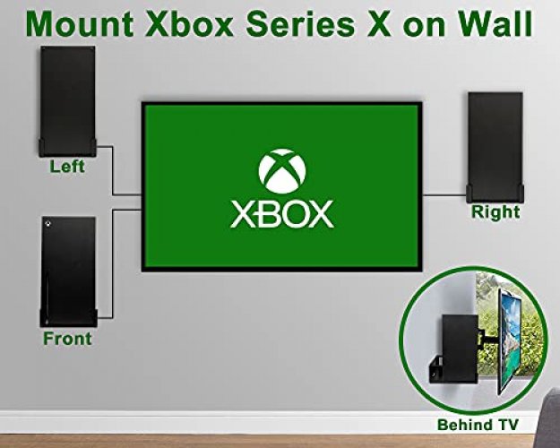 Mount xbox behind clearance tv