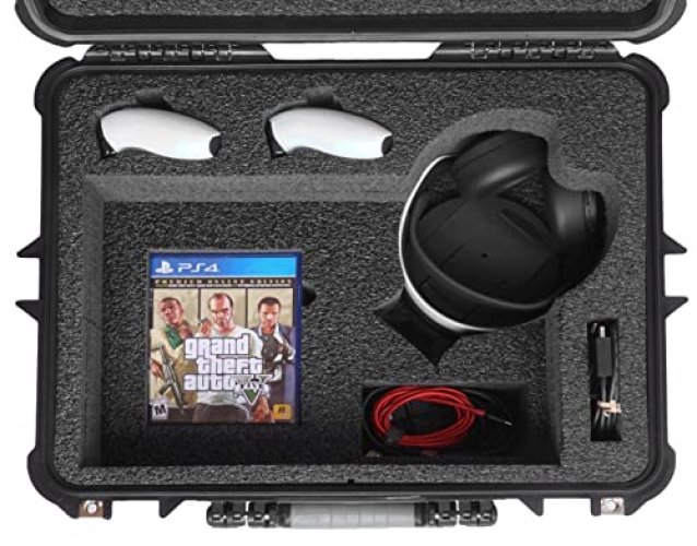 Case Club Carrying Case Fits Ps5 With Headset Storage - Hard Shell