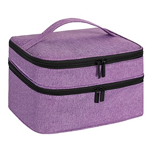 Dofilachy Nail Polish Organizer, Travel Nail Polish Carrying Case-Custom Nail  Organizer for Manicure Set, Double Layer Nail Polish Carrying Bag (Purp -  Shop Imported Products from USA to India Online - iBhejo