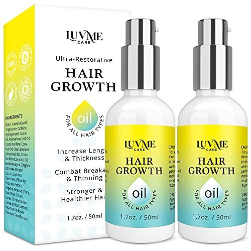 Luv Me Care Hair Growth Oil with Biotin and Castor oil 2 Pack - Biotin hair  growth serum for Stronger, Thicker, Longer Hair  oz - Shop Imported  Products from USA to India Online - iBhejo