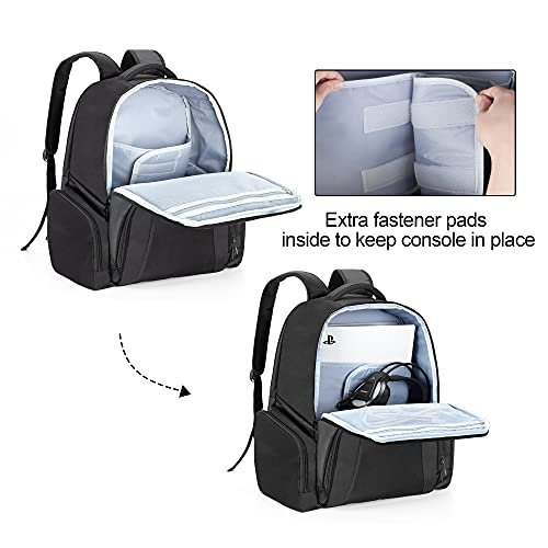 Gaming console outlet backpack